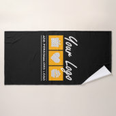 Aangepaste Gift Voor Mannen Verjaardag Hem Vader M Badhanddoek (Badhanddoek)