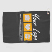 Aangepaste Gift Voor Mannen Verjaardag Hem Vader M Golfhanddoek (Horizontaal)