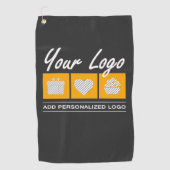 Aangepaste Gift Voor Mannen Verjaardag Hem Vader M Golfhanddoek (Voorkant)