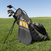 Aangepaste Gift Voor Mannen Verjaardag Hem Vader M Golfhanddoek (Groen)