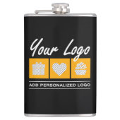 Aangepaste Gift Voor Mannen Verjaardag Hem Vader M Heupfles (Voorkant)