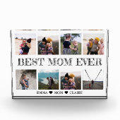 Aangepaste Gift Voor Moeder Fotocollage Acryl Blok (Voorkant)