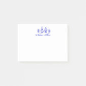 Aangepaste Ginger Jar Blue White Sticky Notes (Voorkant)