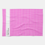 Aangepaste Gingham keukenhanddoek (Horizontaal)