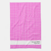 Aangepaste Gingham keukenhanddoek (Verticaal)