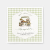 Aangepaste Gingham Ze Is Net Binnengekomen Op De M Servet (Voorkant)