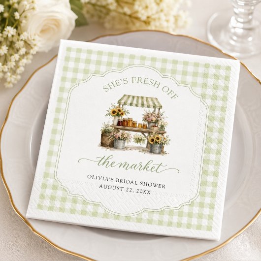 Aangepaste Gingham Ze Is Net Binnengekomen Op De M Servet