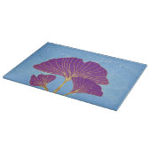 Aangepaste Ginkgo Leaf Glass snijplank (Hoek)