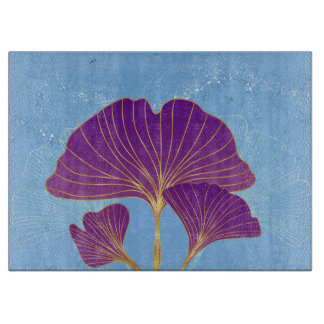 Aangepaste Ginkgo Leaf Glass snijplank