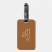 Aangepaste Giraffe Bagagelabel (Achterkant verticaal)