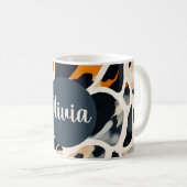 Aangepaste Giraffe Dierprint Koffiemok (Voorkant rechts)
