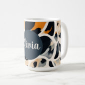 Aangepaste Giraffe Dierprint Koffiemok (Voorkant rechts)