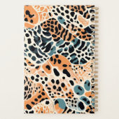 Aangepaste Giraffe Luipaard Dierenprint Planner (Achterkant)