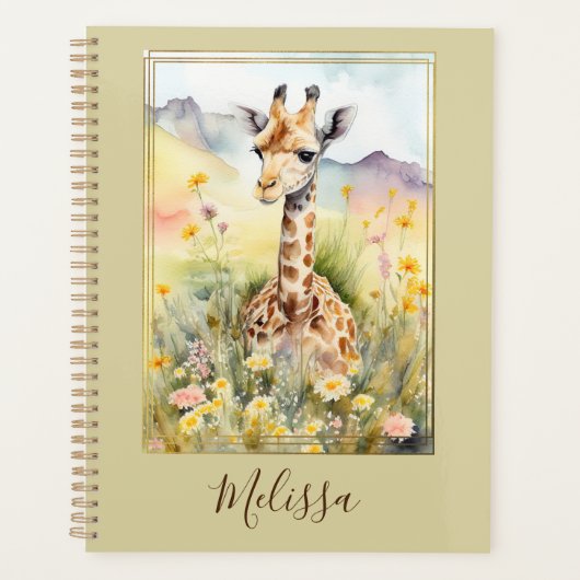 Aangepaste Giraffe Planner (Voorkant)