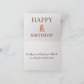 Aangepaste Giraffe Roze Tutu Verjaardag Gefelicite Kaart (Binnen)