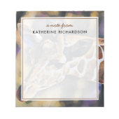 Aangepaste Giraffe Waterverf Schilderkunst Notitieblok (Voorkant)