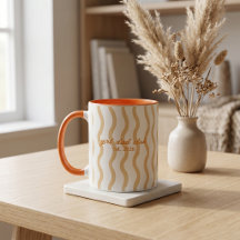 Aangepaste Girl Dad Club Streep Keramische Koffie