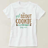 Aangepaste Girl Scout Cookie Coördinator Vrijwilli T-shirt (Design voorkant)