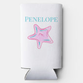 Aangepaste Girl's Trip Beach Week Zeester Seltzer Blikjeskoeler (Achterkant)