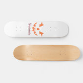 Aangepaste Girly Jack O Lantaarn Pompoen Halloween Persoonlijk Skateboard (Horizontaal)