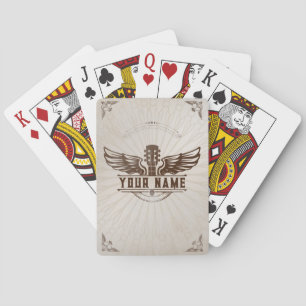 Aangepaste Gitaar Speler Gift Aangepaste speelkaar Pokerkaarten