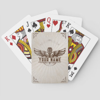 Aangepaste Gitaar Speler Gift Aangepaste speelkaar Pokerkaarten