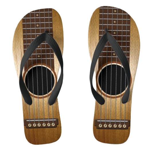 Aangepaste gitaar teenslippers (Voetbed)