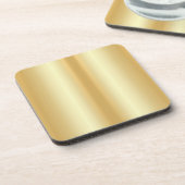 Aangepaste Glamoureus Gold Kijk Blank Sjabloon Mod Bier Onderzetter (Linkerzijde)