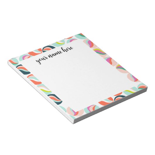 Aangepaste glasmarmer notitieblok (Schuin)