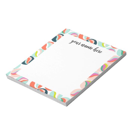 Aangepaste glasmarmer notitieblok (Linkerzijde)