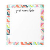 Aangepaste glasmarmer notitieblok (Voorkant)