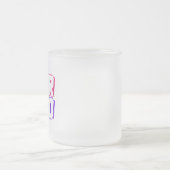 Aangepaste Glass Mok voor diepgevroren Logo - Aang (Center)