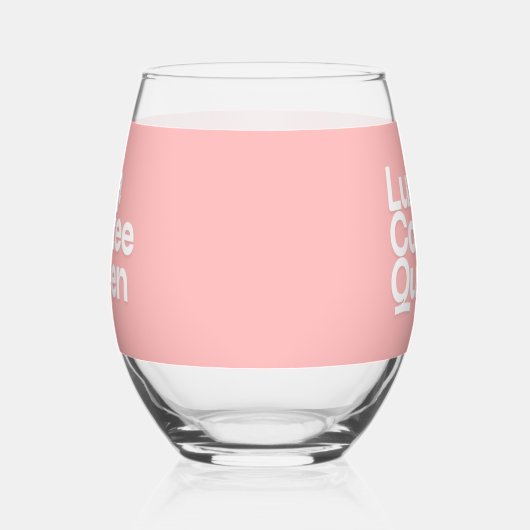 Aangepaste glazen beker | Gepersonaliseerde duidel (Rechts)