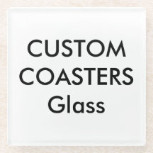 Aangepaste glazen Onderzetters