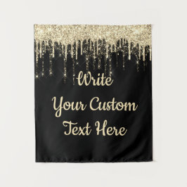 Aangepaste Glitter Jubileum Foto Booth Backdrop Wandkleed