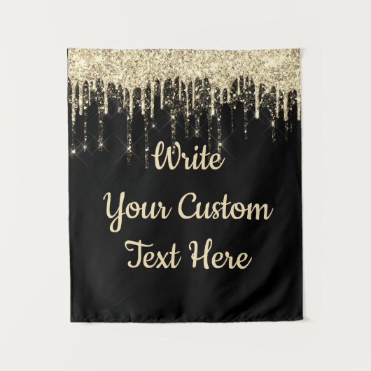 Aangepaste Glitter Jubileum Foto Booth Backdrop Wandkleed (Voorkant)