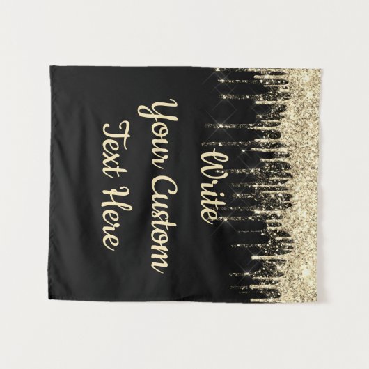 Aangepaste Glitter Jubileum Foto Booth Backdrop Wandkleed (Voorkant (horizontaal))