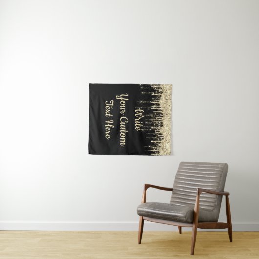 Aangepaste Glitter Jubileum Foto Booth Backdrop Wandkleed (In Situ (horizontaal))