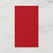 Aangepaste Glitter Rode Platte Loyalty Card (Voorkant)