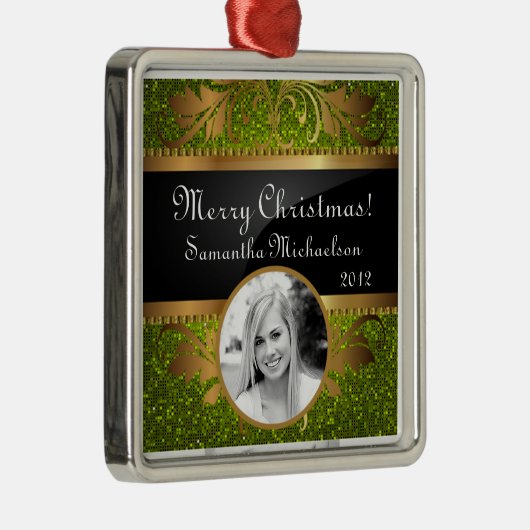 Aangepaste Glitter Sequin voor sierdoeleinden Limo Metalen Ornament (Rechts)