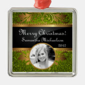 Aangepaste Glitter Sequin voor sierdoeleinden Limo Metalen Ornament (Voorkant)