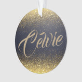 Aangepaste Glitter voor aangepast goud | Versierin Ornament (voorkant)