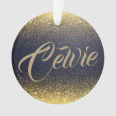 Aangepaste Glitter voor aangepast goud | Versierin Ornament (voorkant)