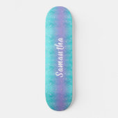 Aangepaste Glitter Zeemeermin Persoonlijk Skateboard (Voorkant)