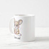 Aangepaste Gobi Jerboa Leest een Boek Koffiemok (Voorkant links)