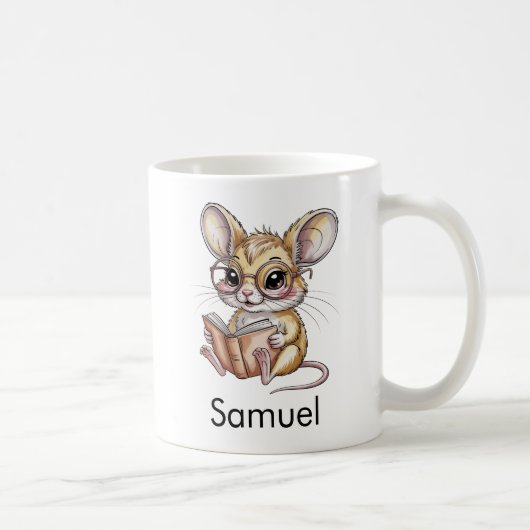 Aangepaste Gobi Jerboa Leest een Boek Koffiemok (Rechts)