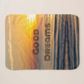 Aangepaste Goede dromen Tekst Deken, Fleece, Sherp Sherpa Deken (Voorkant (horizontaal))