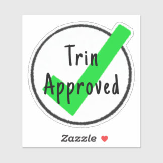 Aangepaste goedgekeurde Sticker