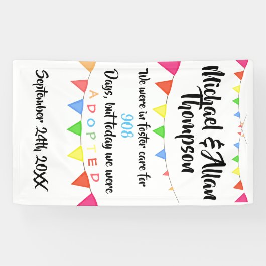 Aangepaste goedkeuring van Aangepast abonnement op Spandoek (Horizontaal)