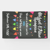 Aangepaste goedkeuring van Aangepast abonnement op Spandoek (Horizontaal)